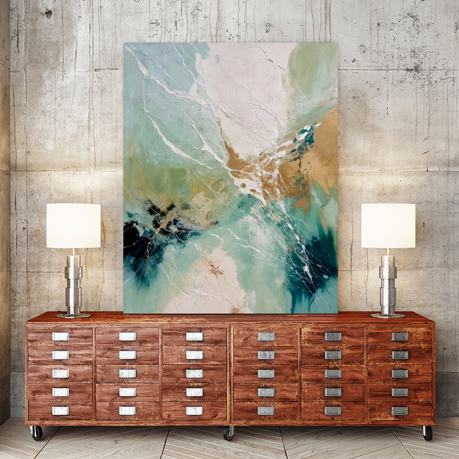 Ethereal Currents by Alpenglow Workshop on GIANT ART - abstract abstract art