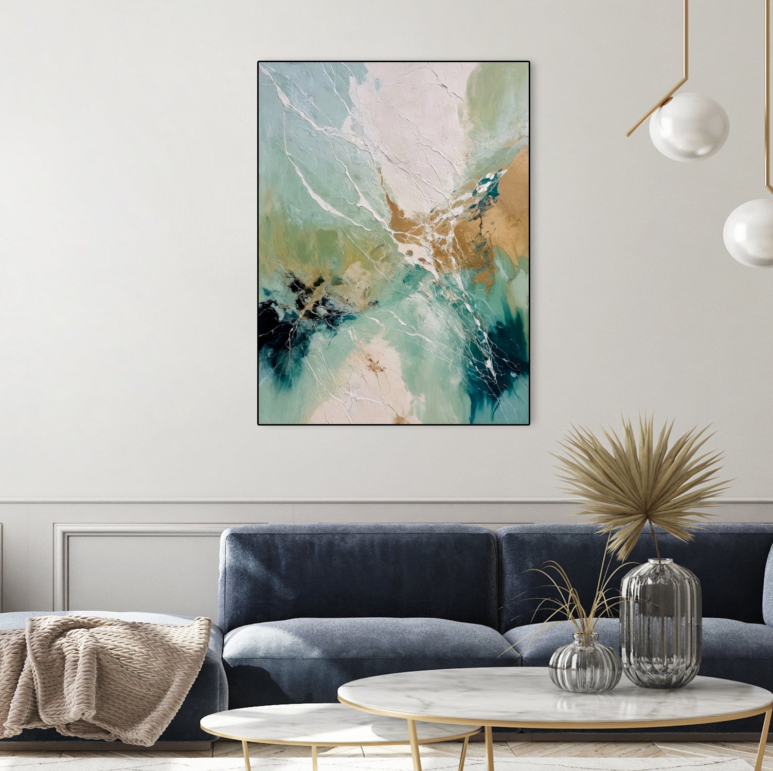 Ethereal Currents by Alpenglow Workshop on GIANT ART - abstract abstract art