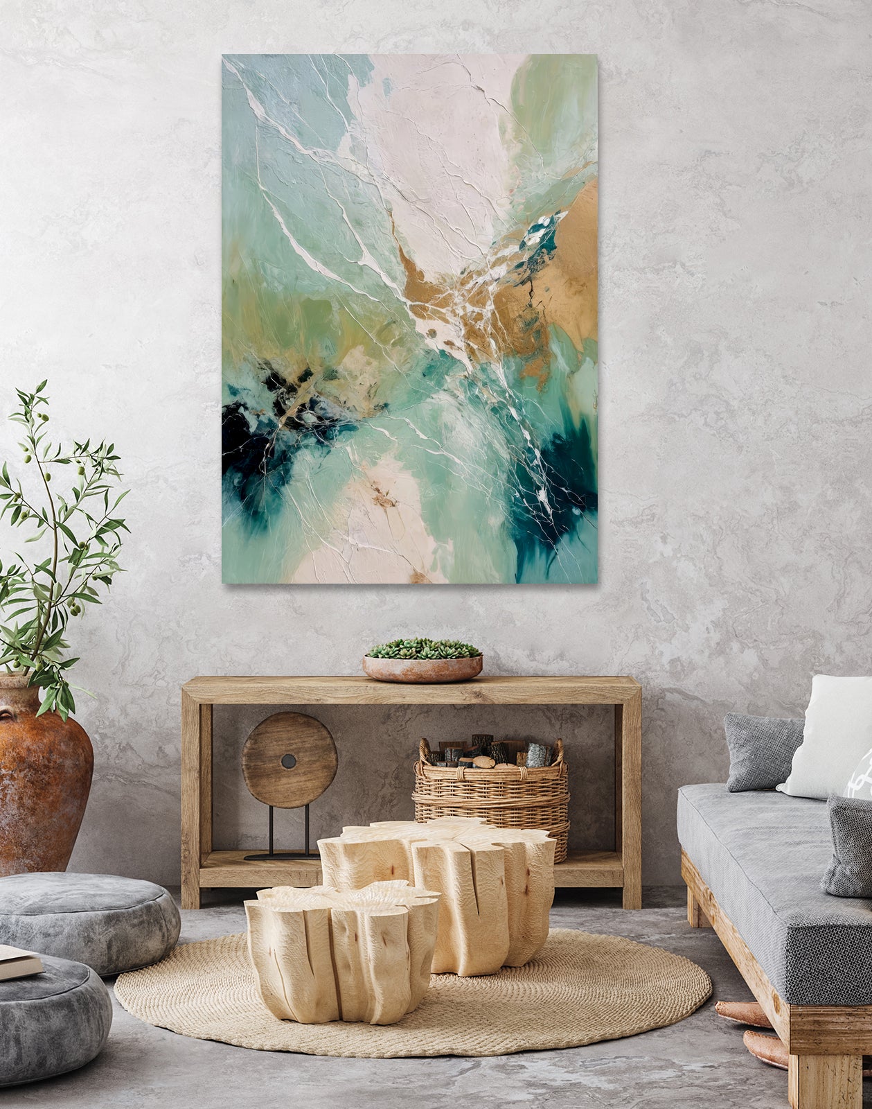 Ethereal Currents by Alpenglow Workshop on GIANT ART - abstract abstract art