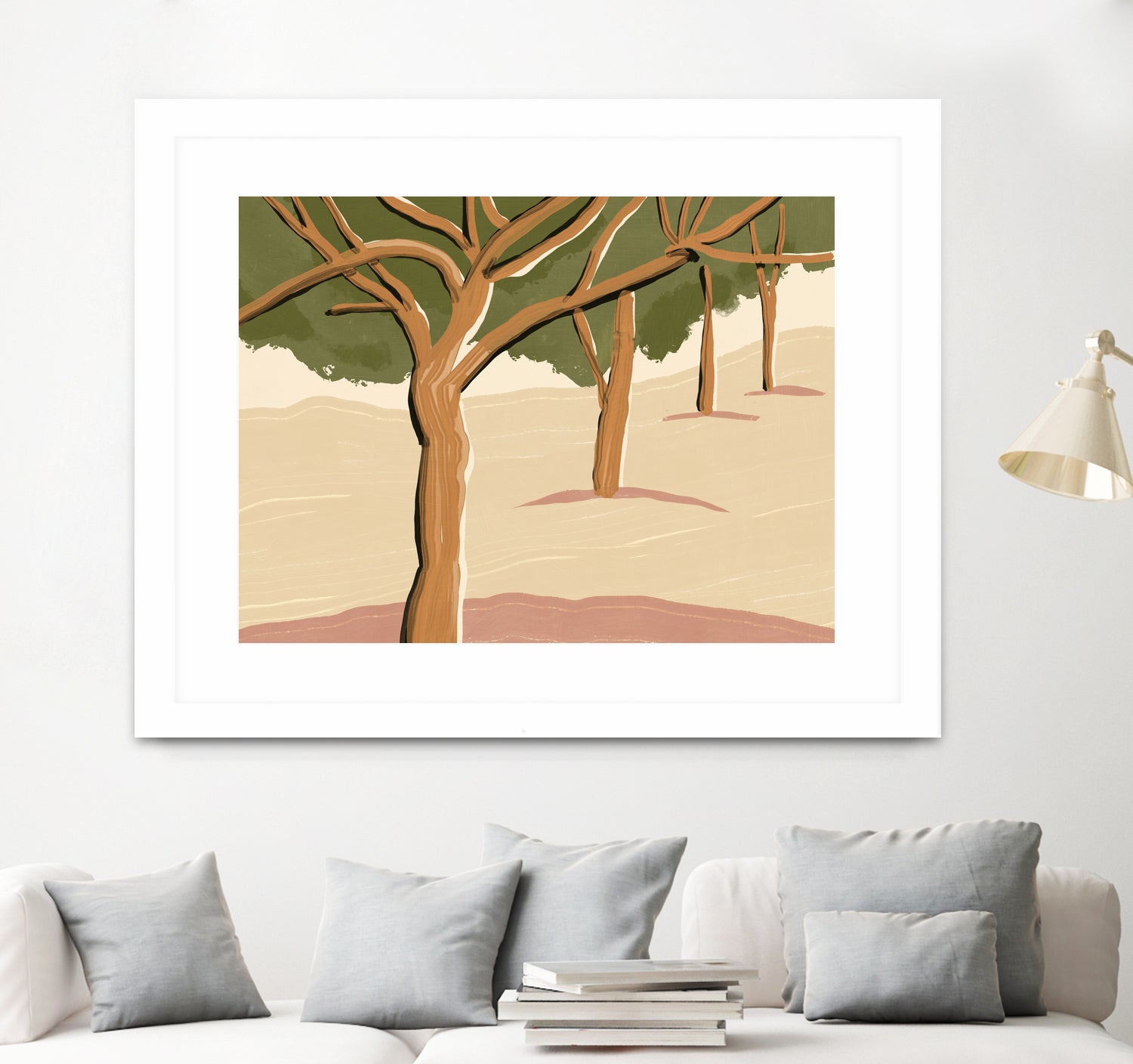 Landscape trees by Little Dean on GIANT ART - landscape painting