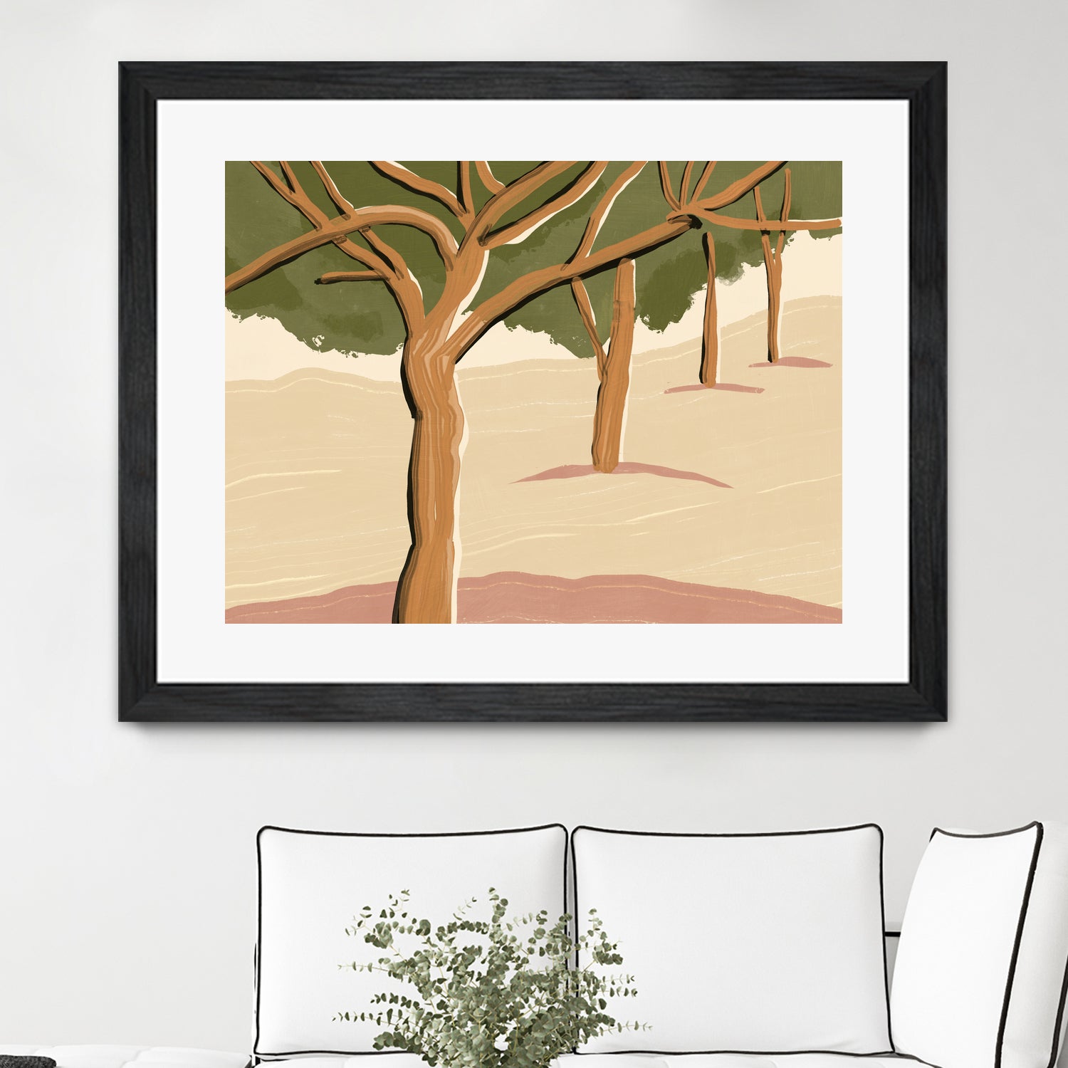 Landscape trees by Little Dean on GIANT ART - landscape painting