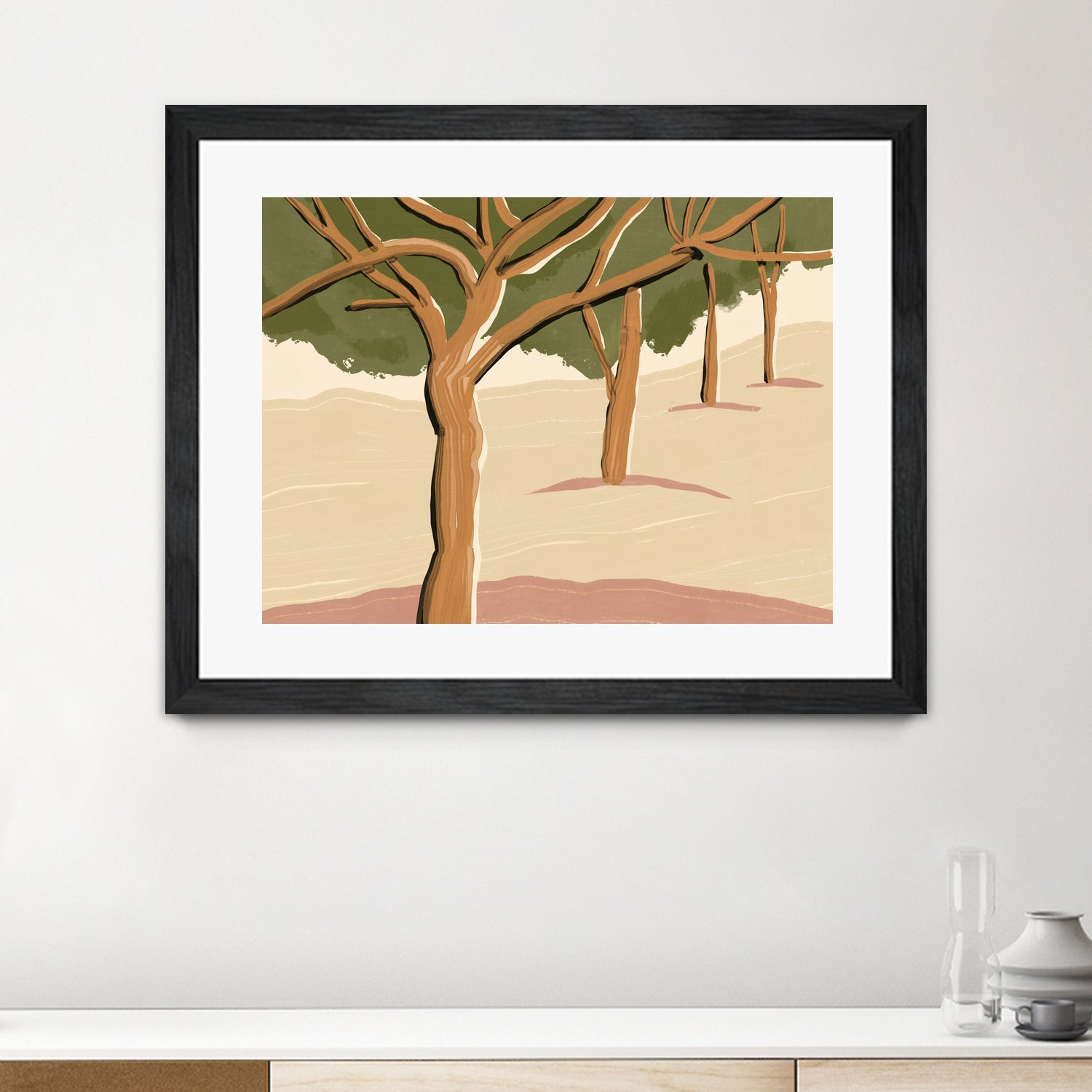 Landscape trees by Little Dean on GIANT ART - landscape painting