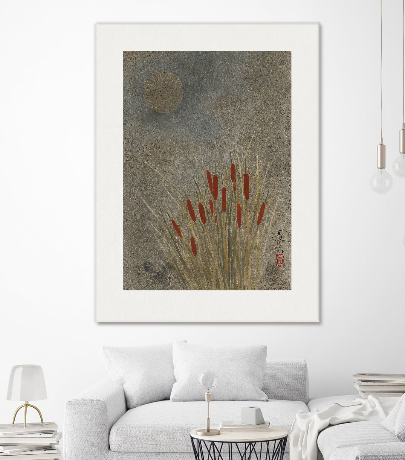 Japanese Grass Field At Night (1807a¬Ä¬ì1891) by Shibata Zeshin on GIANT ART - 9449 illustration