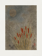 Japanese Grass Field At Night (1807a¬Ä¬ì1891) by Shibata Zeshin on GIANT ART - 9449 illustration