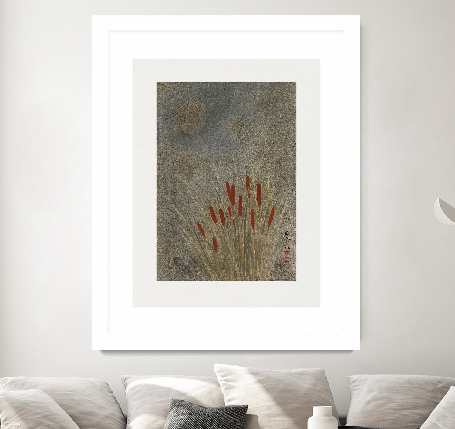 Japanese Grass Field At Night (1807a¬Ä¬ì1891) by Shibata Zeshin on GIANT ART - 9449 illustration