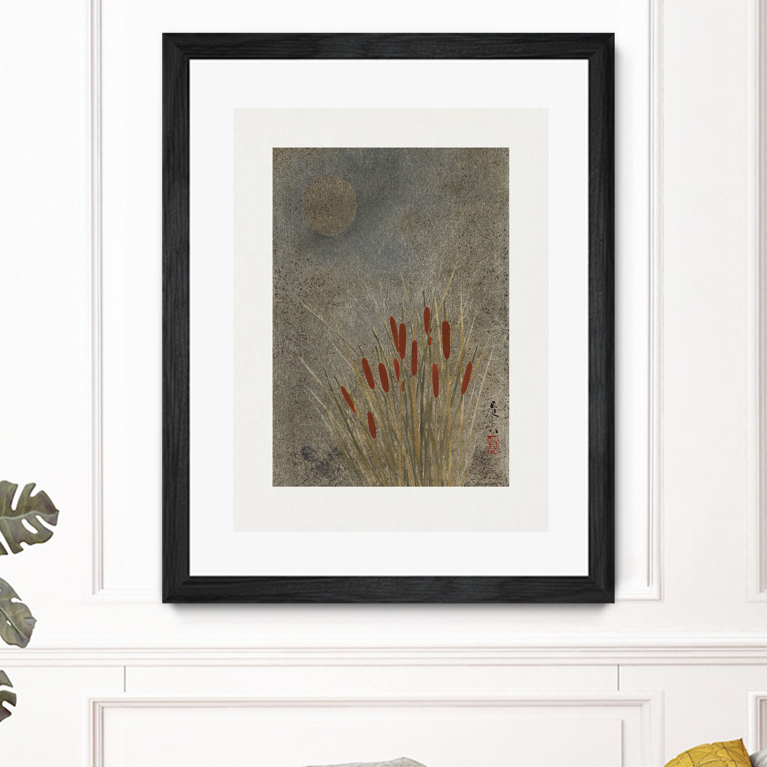 Japanese Grass Field At Night (1807a¬Ä¬ì1891) by Shibata Zeshin on GIANT ART - 9449 illustration