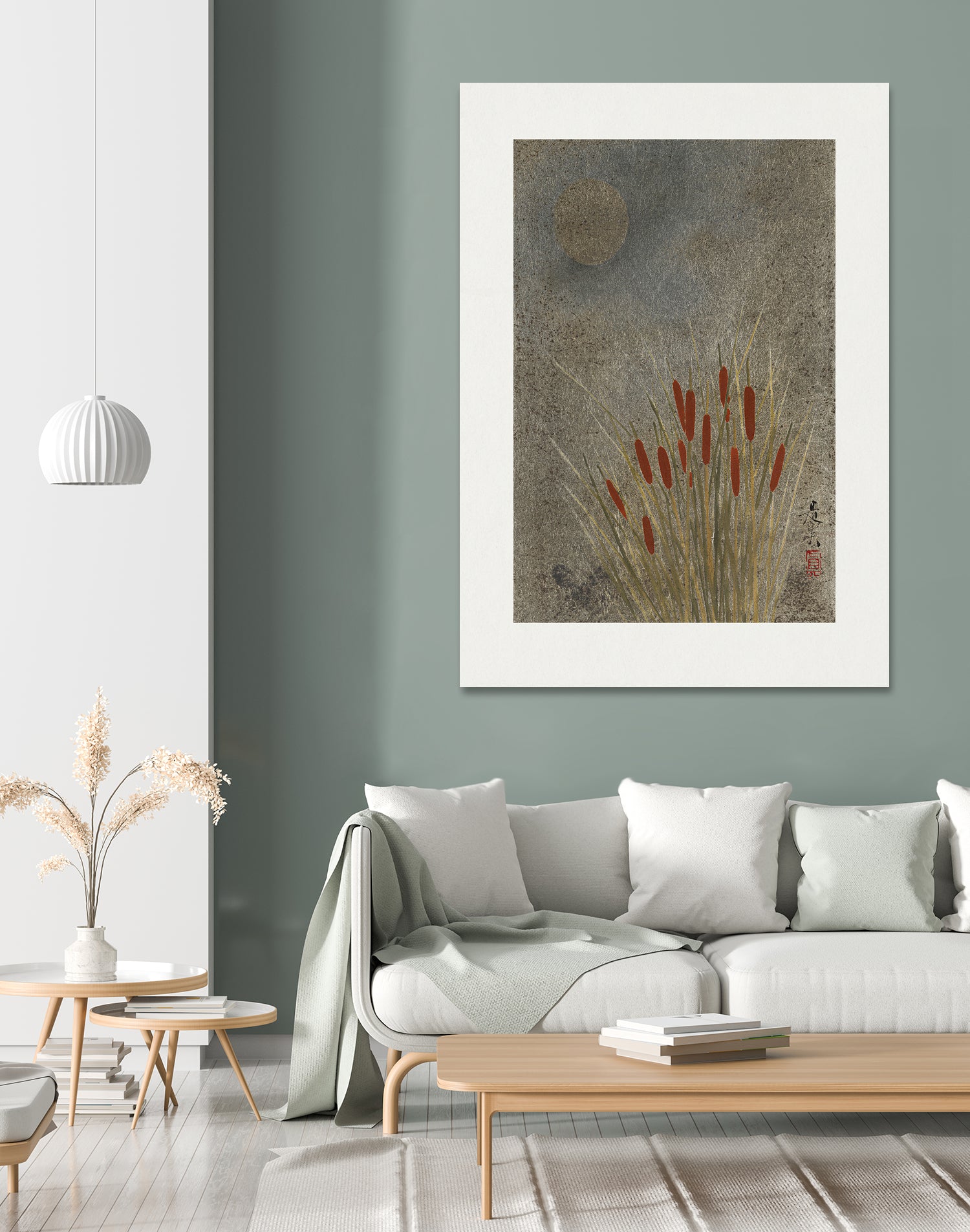 Japanese Grass Field At Night (1807a¬Ä¬ì1891) by Shibata Zeshin on GIANT ART - 9449 illustration