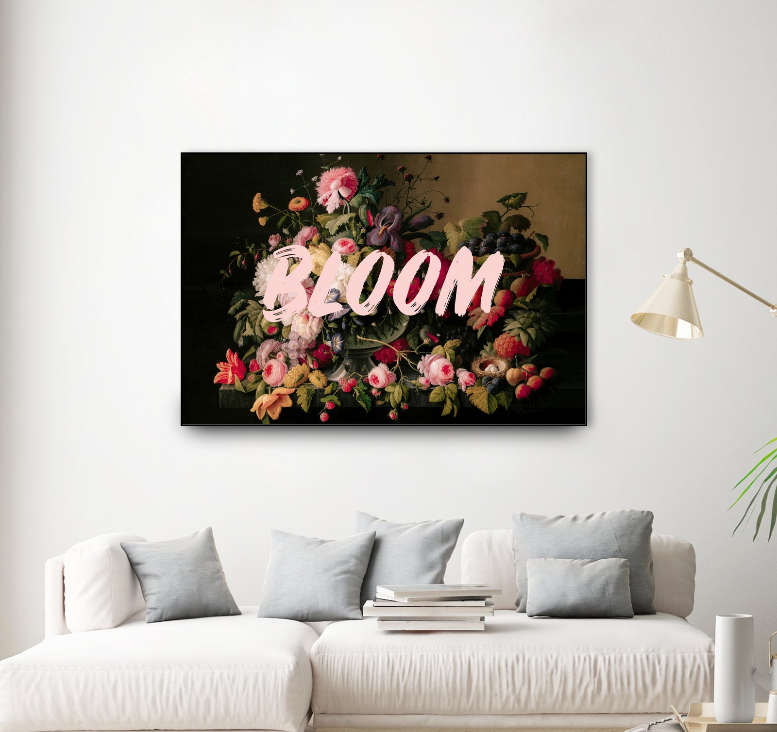 Bloom Ratio2x3 by Grace on GIANT ART - pink botanical