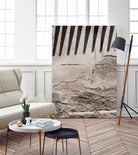 Shadow of lines at vintage wall by Photolovers on GIANT ART - abstract ground