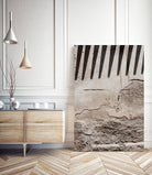 Shadow of lines at vintage wall by Photolovers on GIANT ART - abstract ground