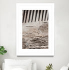 Shadow of lines at vintage wall by Photolovers on GIANT ART - abstract ground