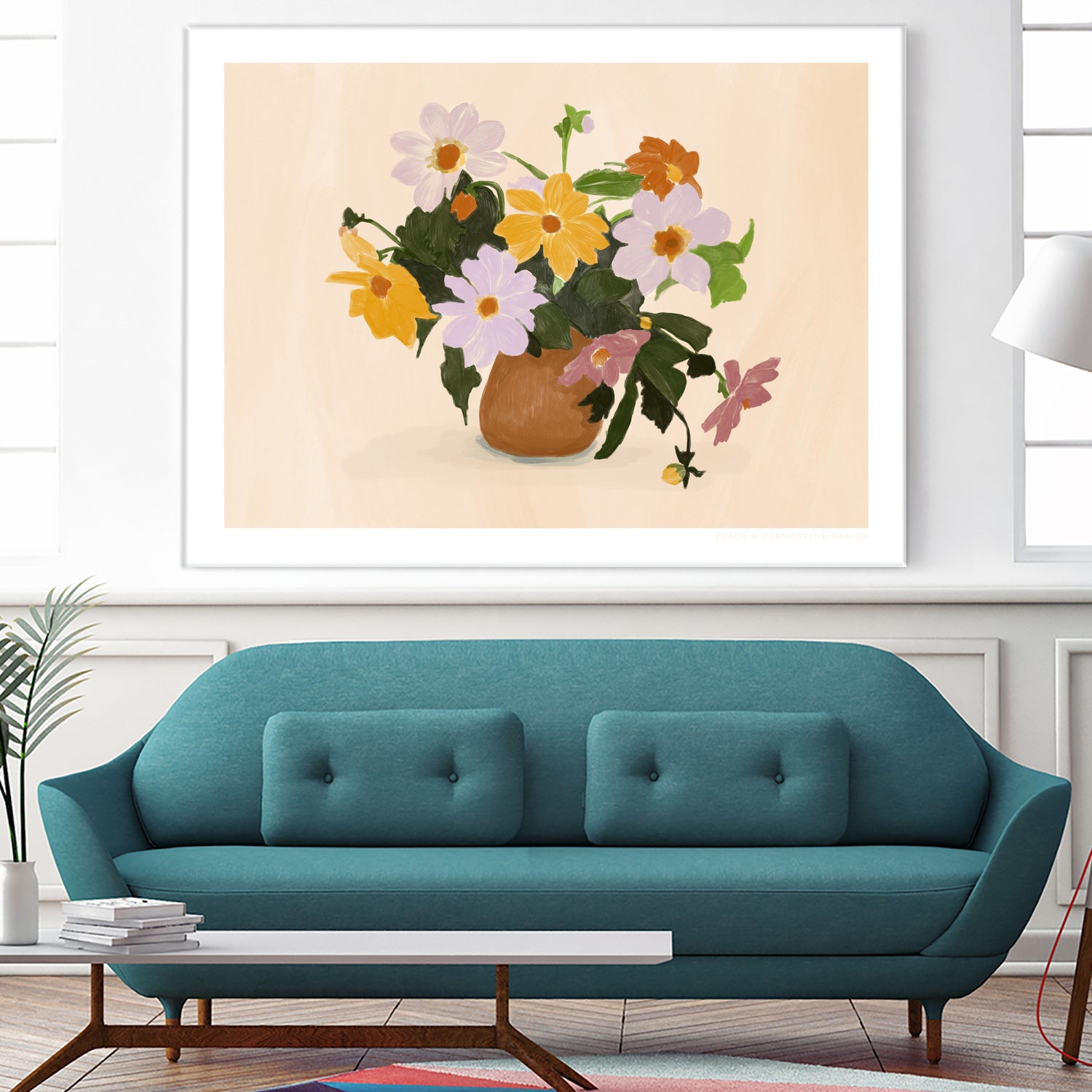 Pandcsummerflowers Copy by Jenny on GIANT ART - liz rome