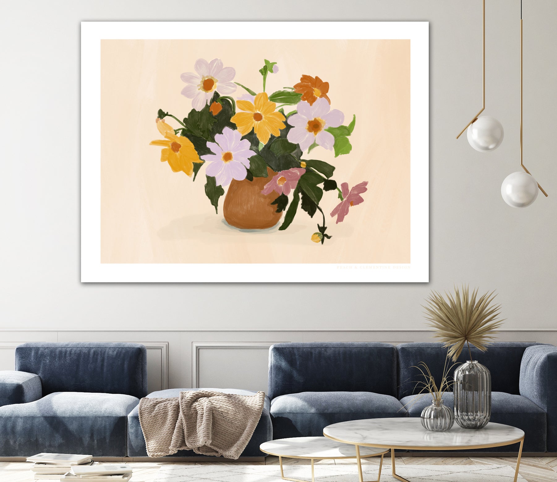 Pandcsummerflowers Copy by Jenny on GIANT ART - liz rome