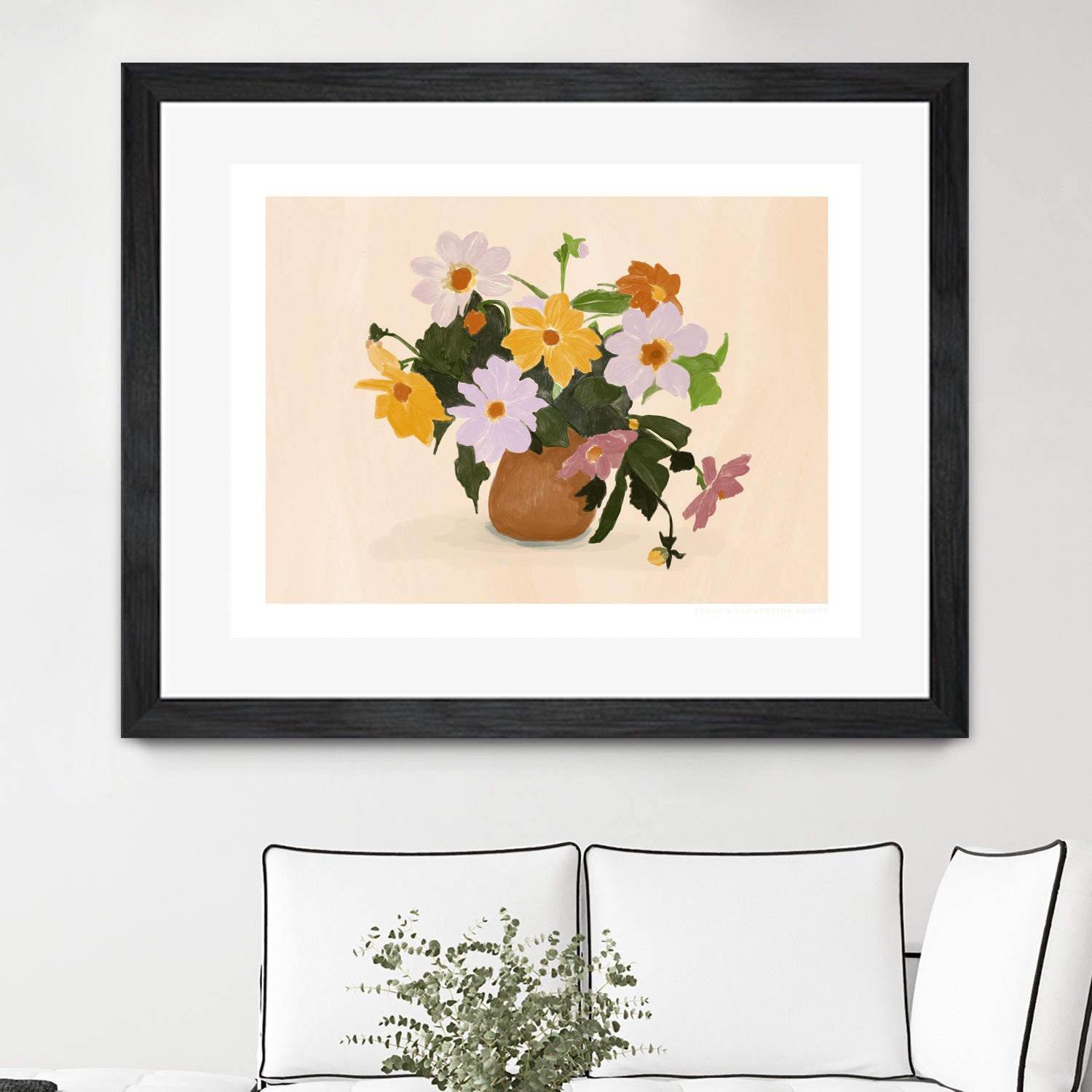 Pandcsummerflowers Copy by Jenny on GIANT ART - liz rome