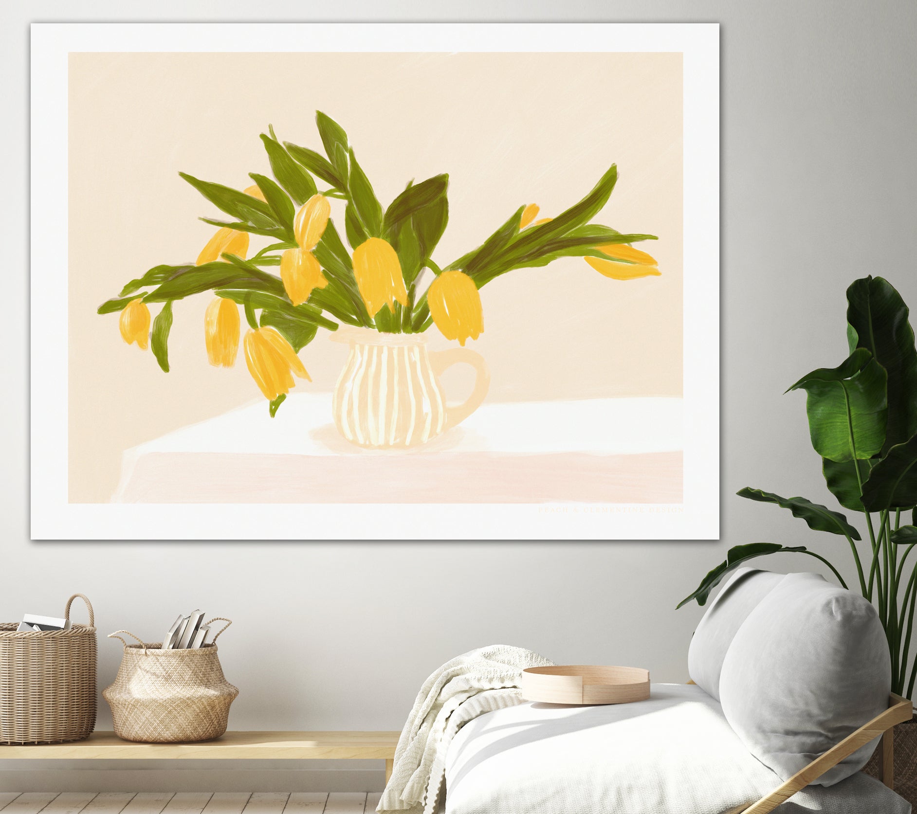 Pandcyellowtulips Copy by Jenny on GIANT ART - liz rome