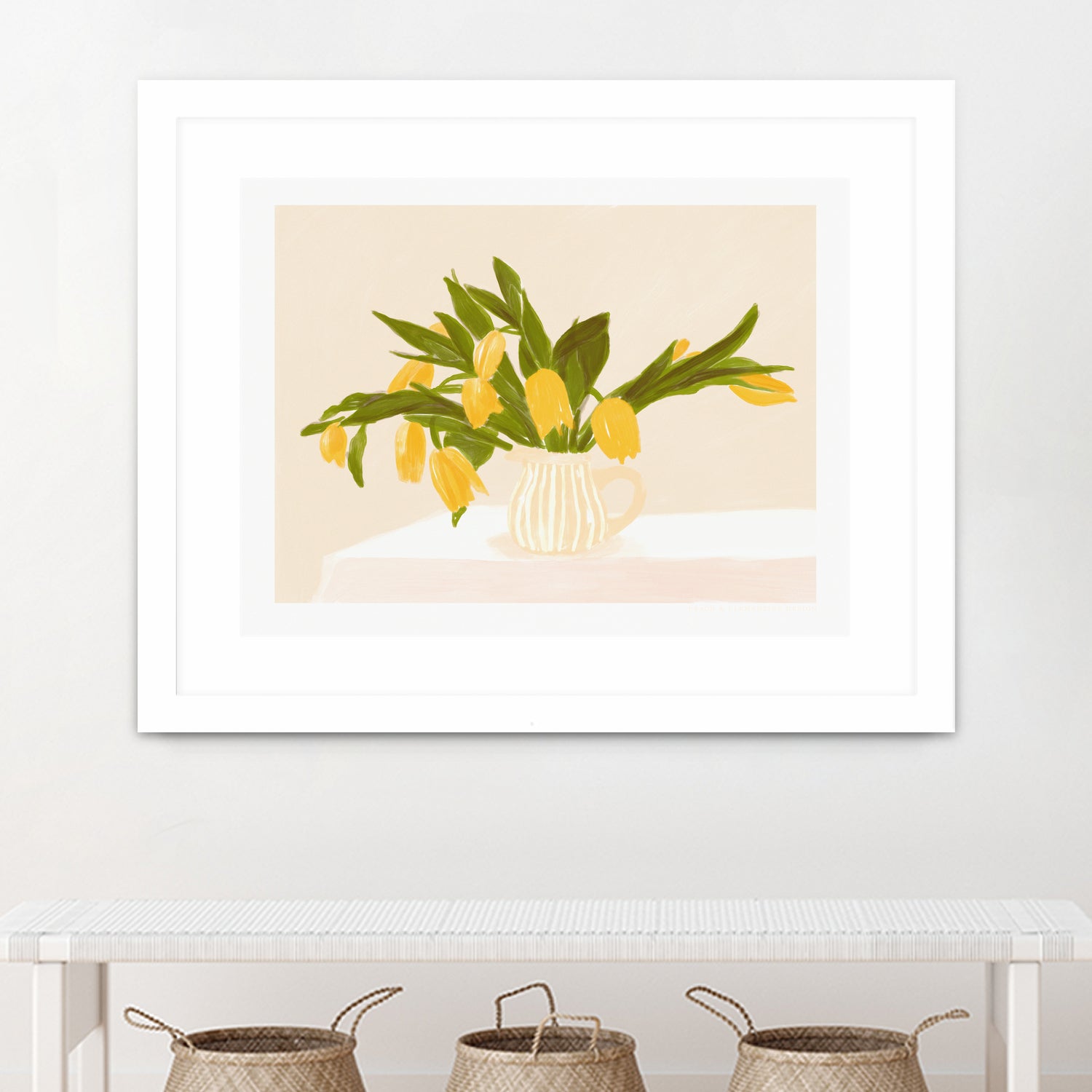 Pandcyellowtulips Copy by Jenny on GIANT ART - liz rome