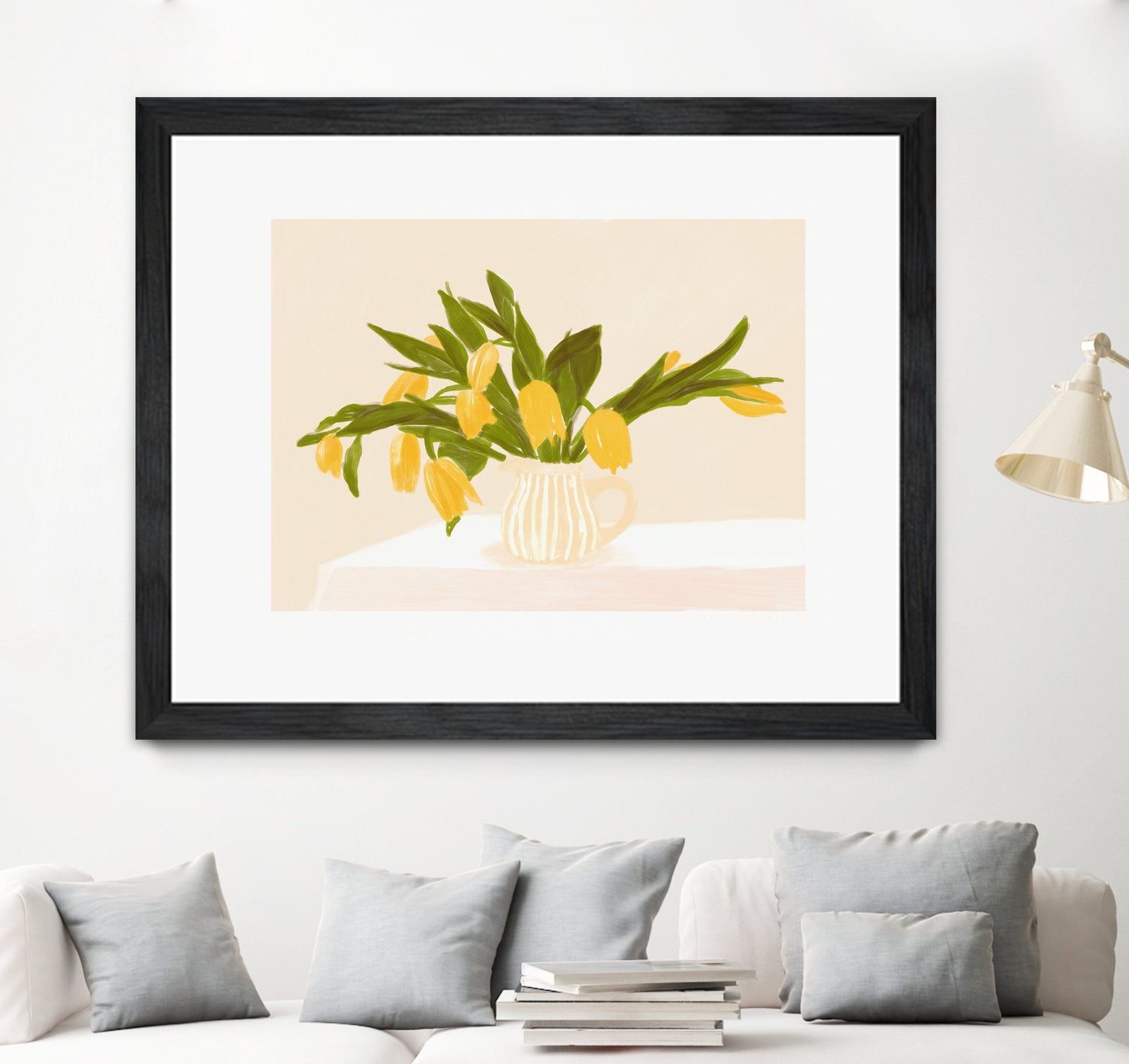 Pandcyellowtulips Copy by Jenny on GIANT ART - liz rome