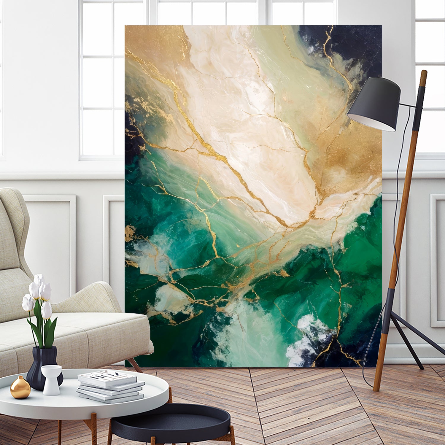 Guilded Radiance by Alpenglow Workshop on GIANT ART - abstract abstract