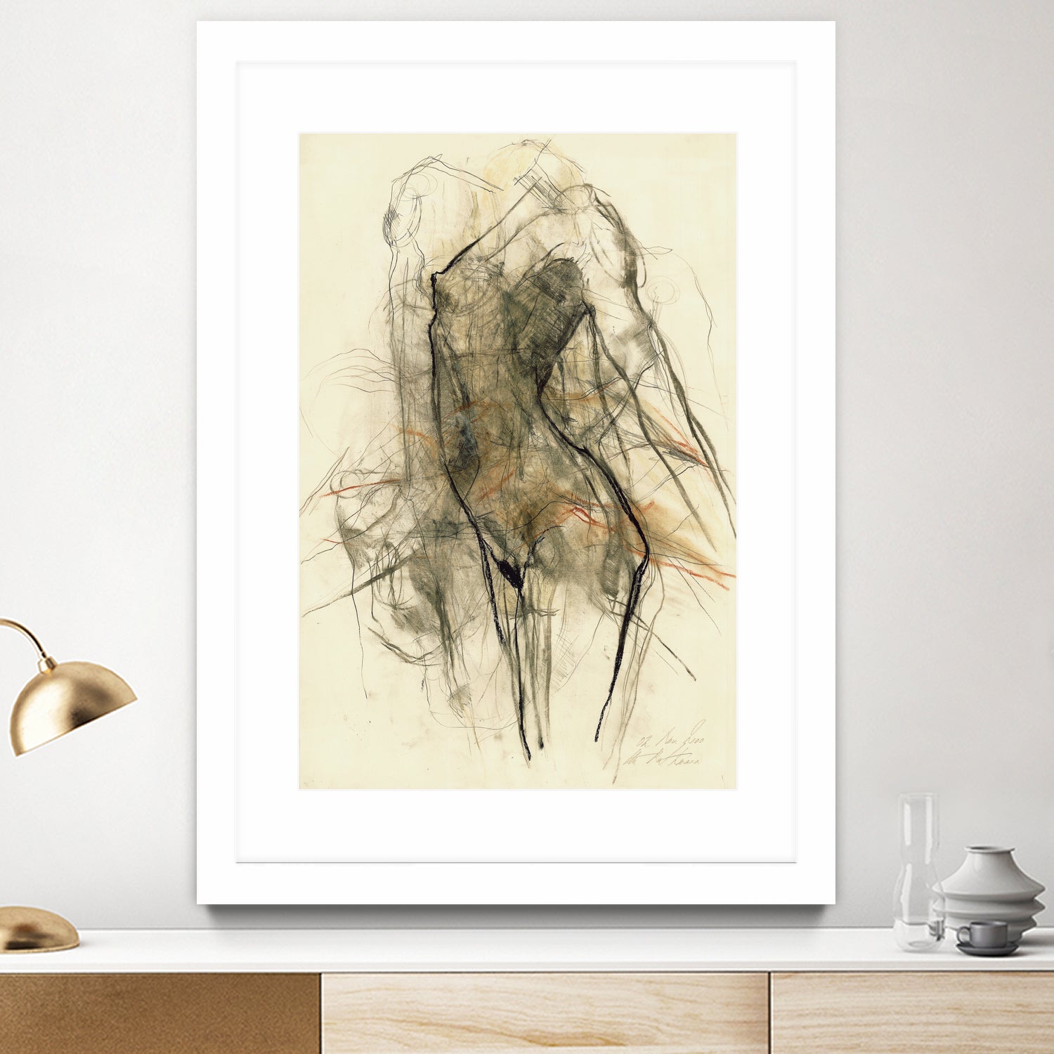 Impression Of Movement And Emotion by Ute Rathmann on GIANT ART - figurative abstract art