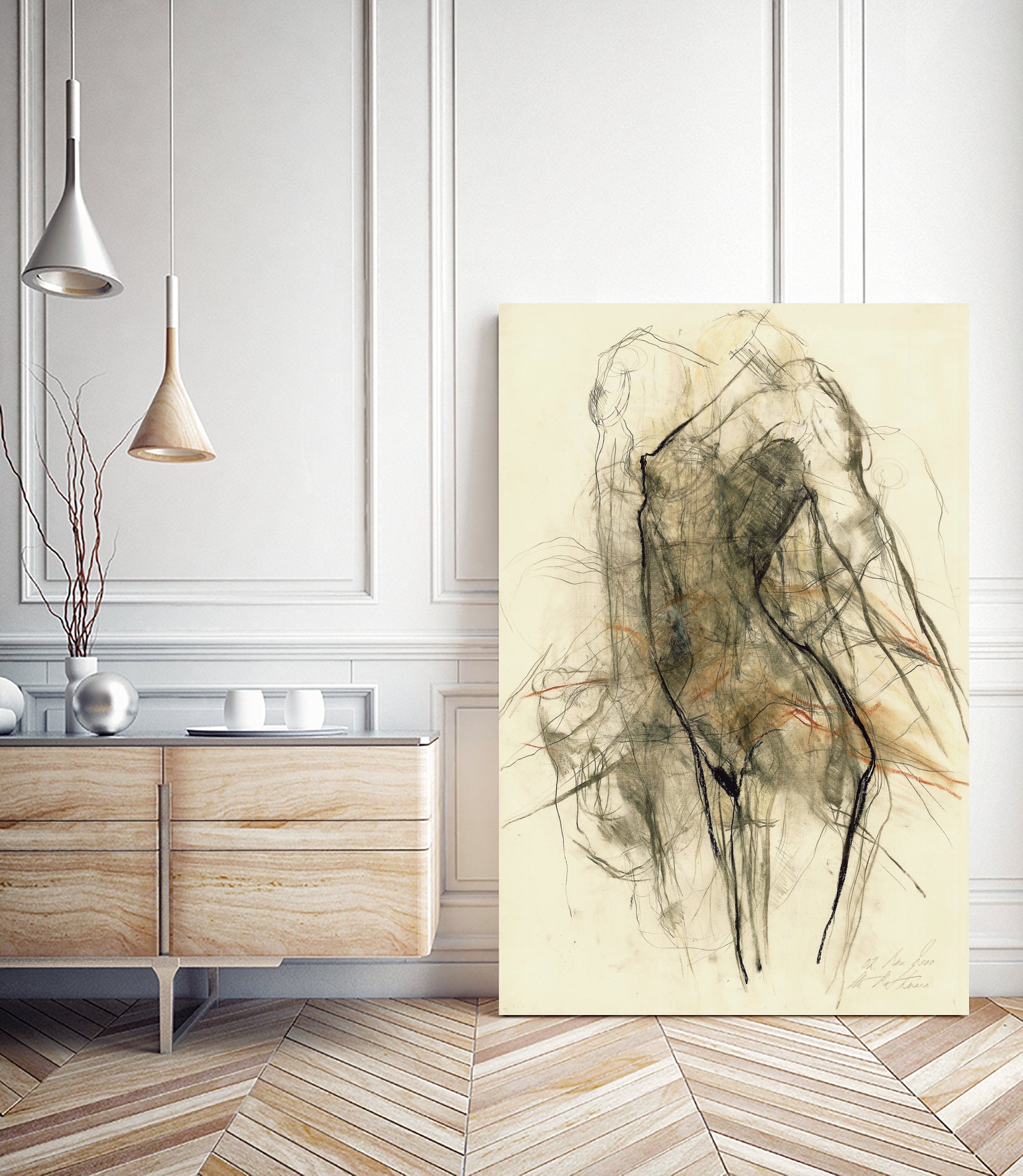 Impression Of Movement And Emotion by Ute Rathmann on GIANT ART - figurative abstract art