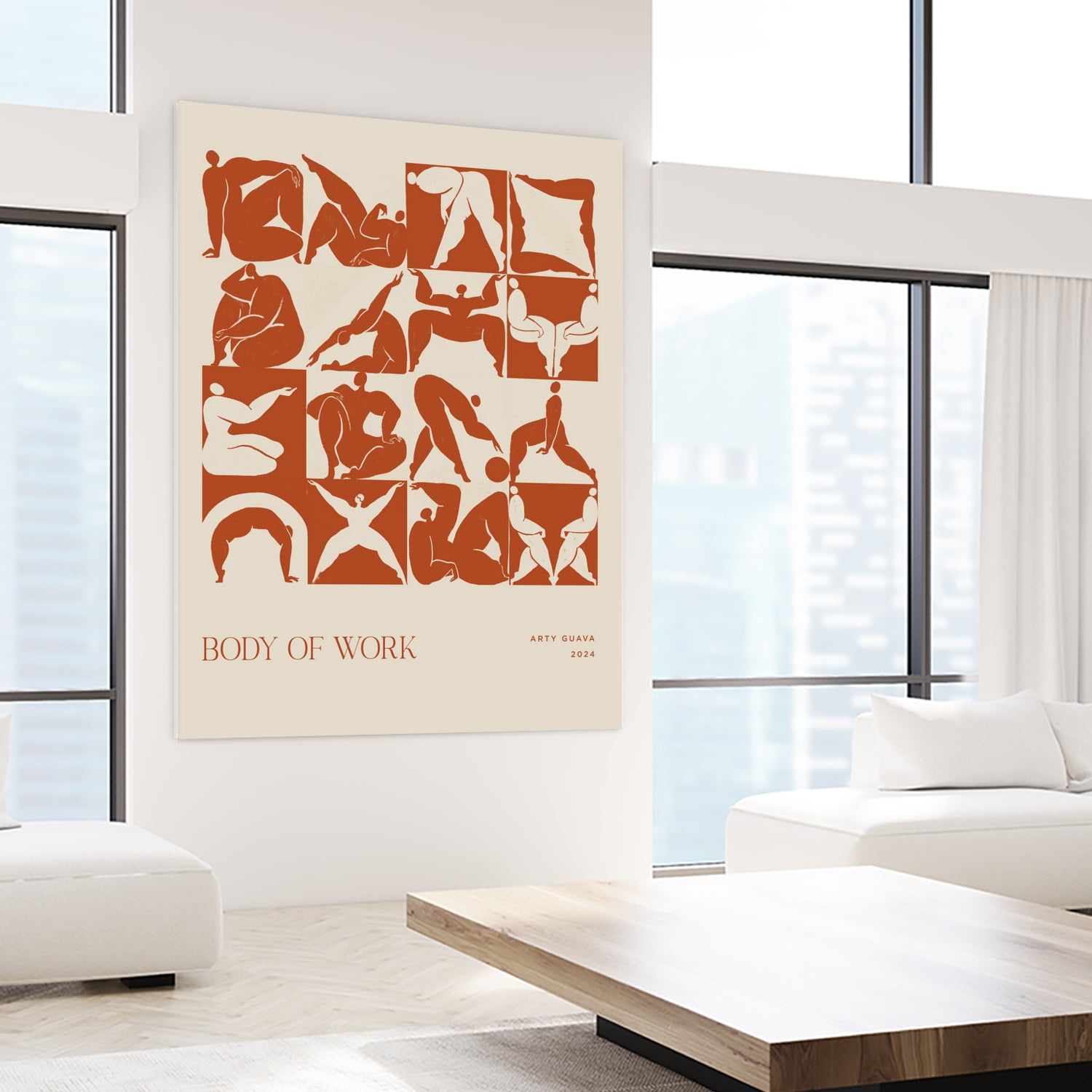 Body of Work (terracotta) by Arty Guava on GIANT ART - 9600 illustration