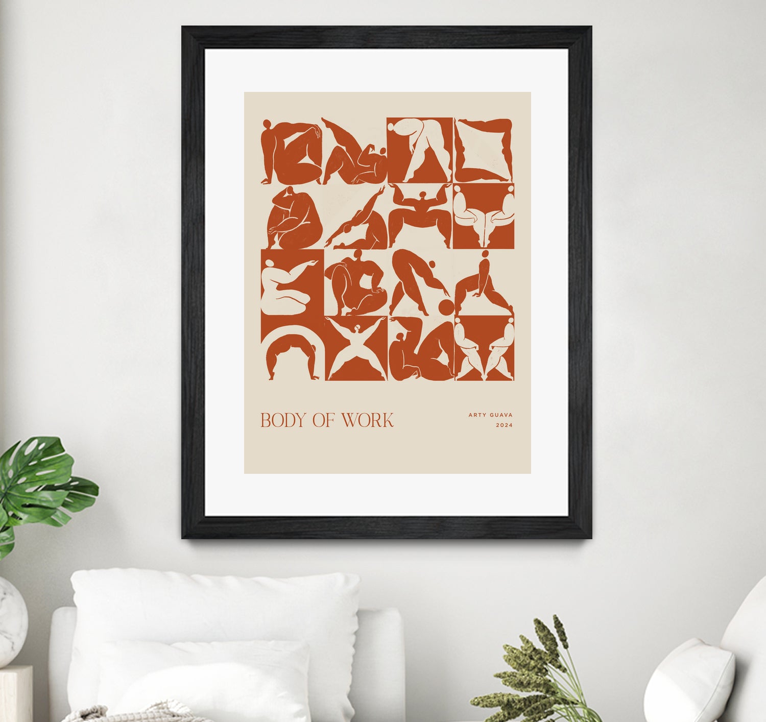 Body of Work (terracotta) by Arty Guava on GIANT ART - 9600 illustration