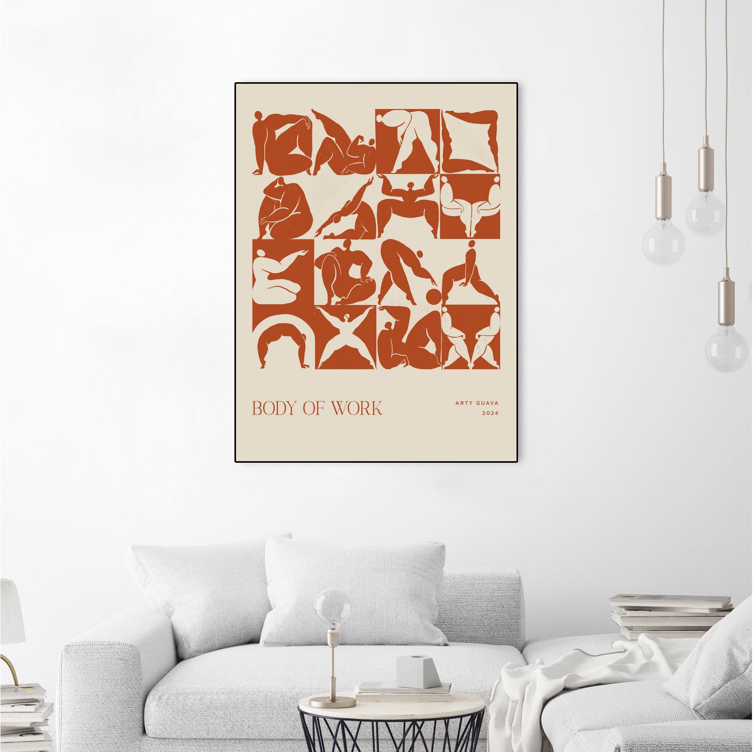 Body of Work (terracotta) by Arty Guava on GIANT ART - 9600 illustration