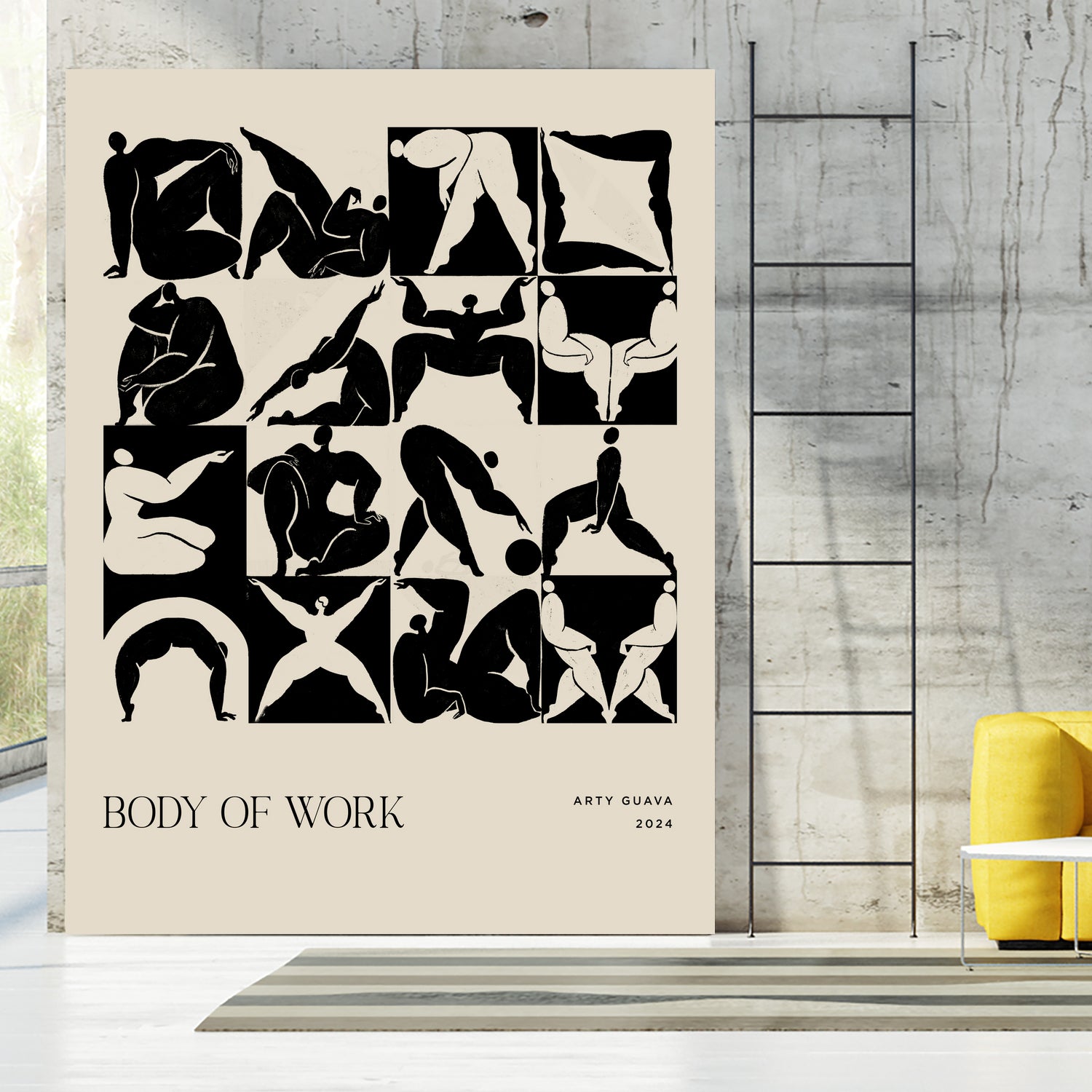 Body of Work (Noir) by Arty Guava on GIANT ART - 9600 illustration