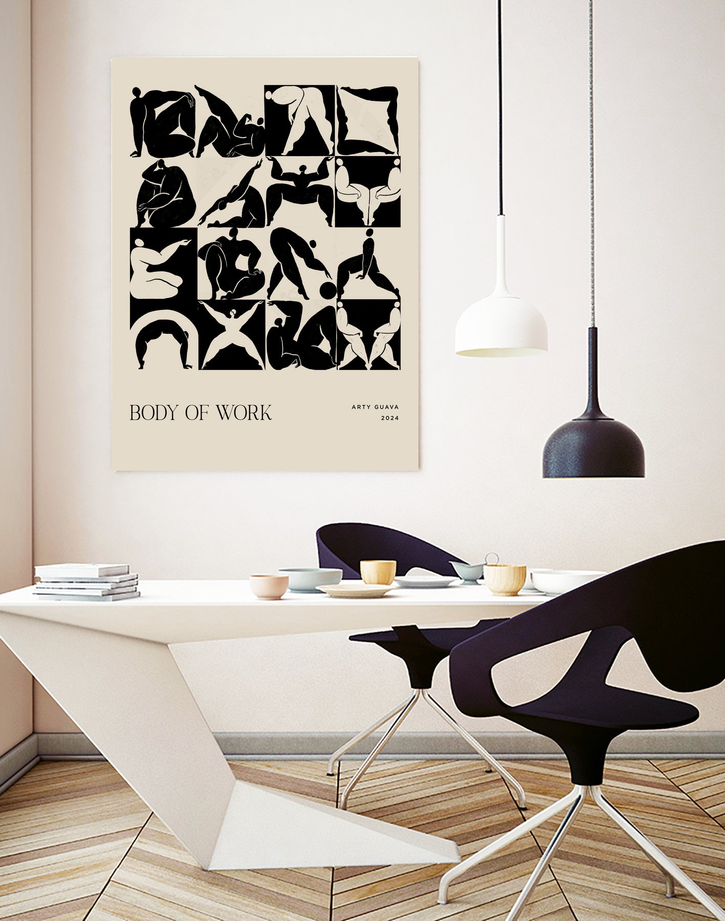 Body of Work (Noir) by Arty Guava on GIANT ART - 9600 illustration