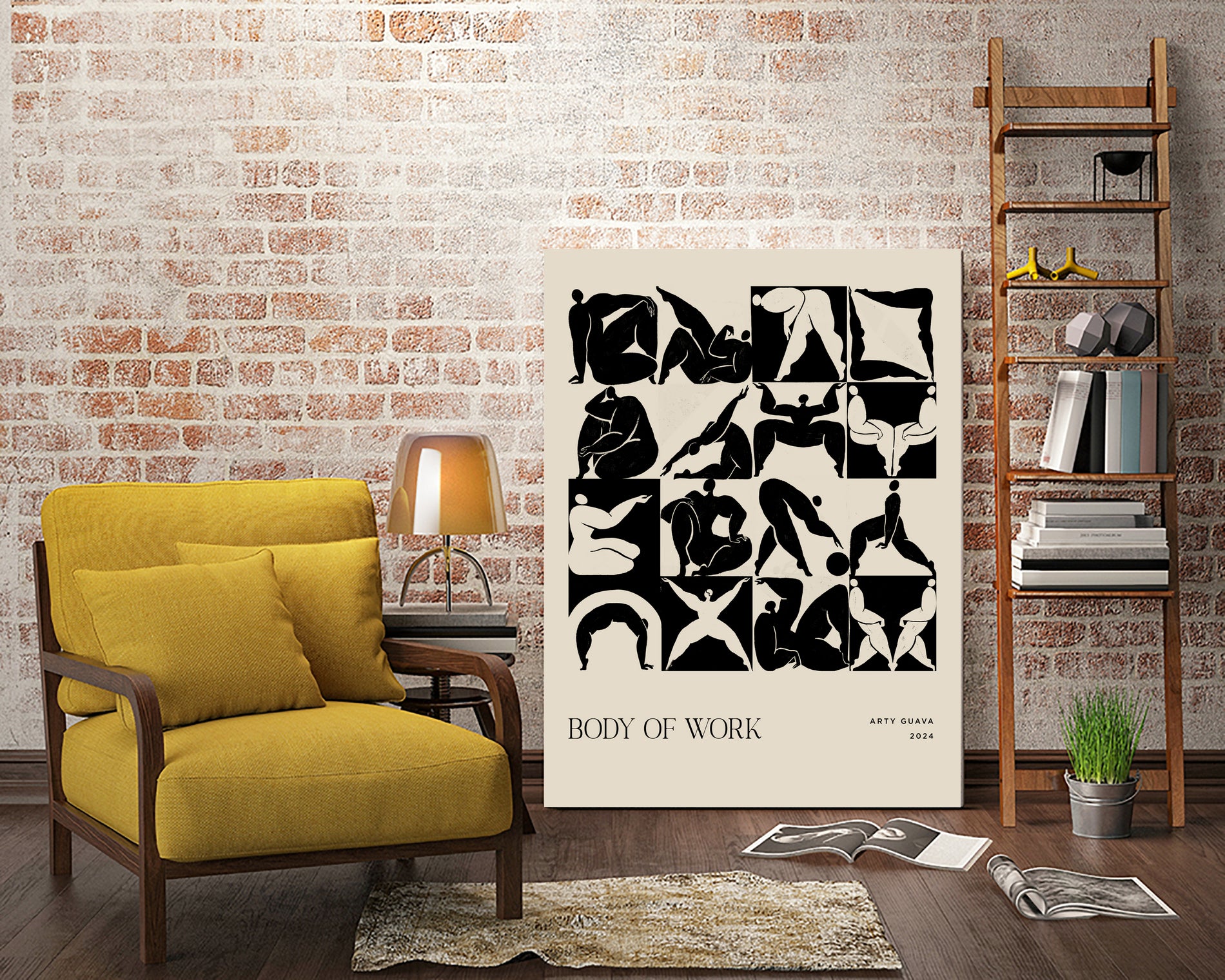 Body of Work (Noir) by Arty Guava on GIANT ART - 9600 illustration