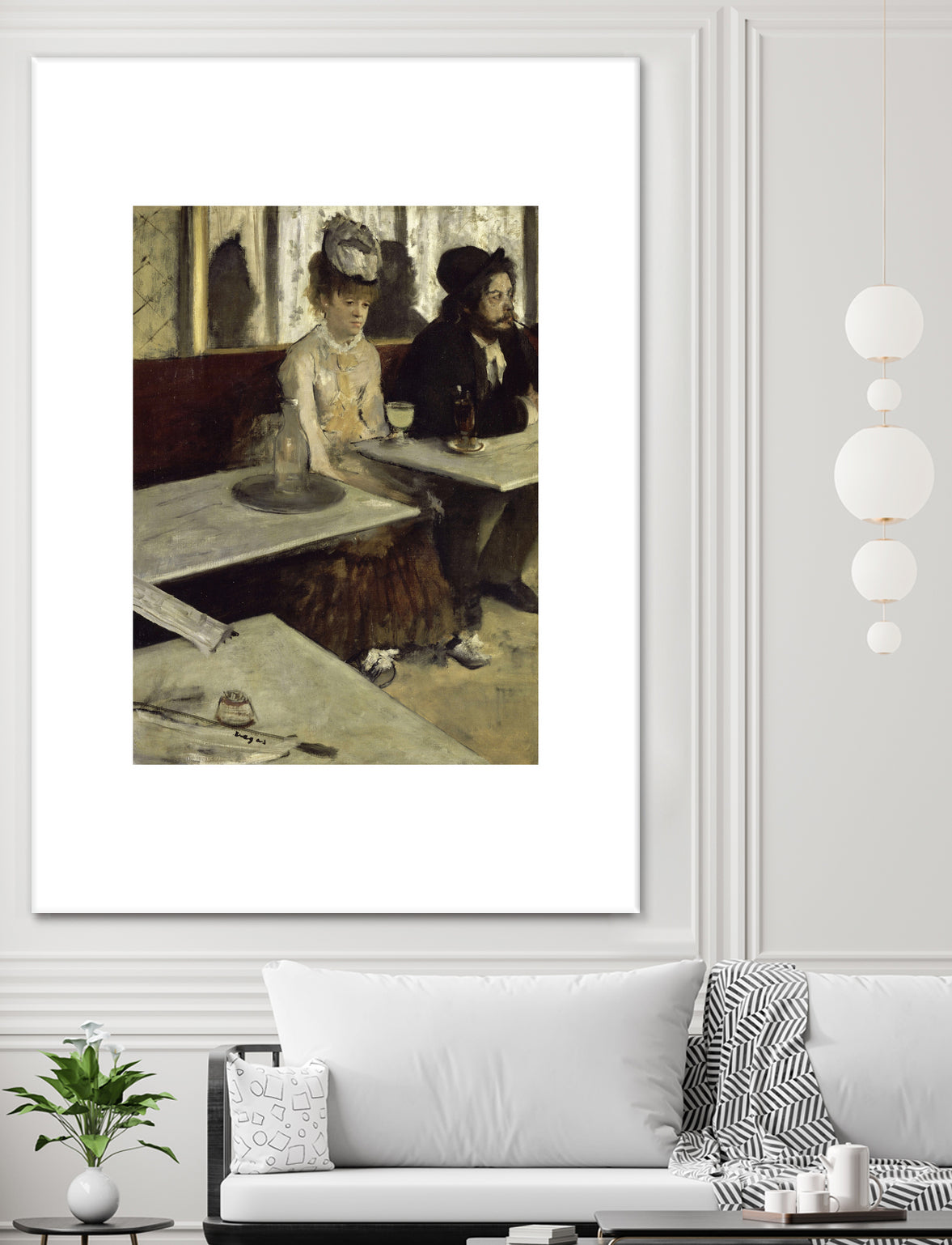 In a CafeI¬Å No.2 by Edgar Degas on GIANT ART - 5906 illustration