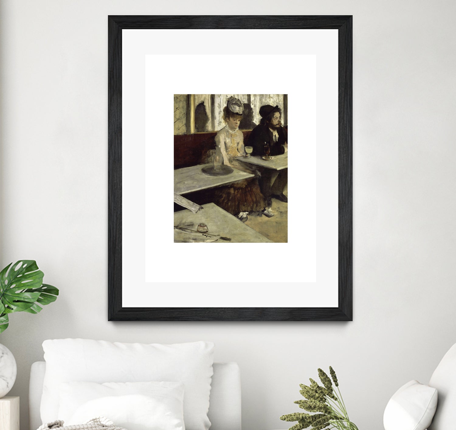 In a CafeI¬Å No.2 by Edgar Degas on GIANT ART - 5906 illustration