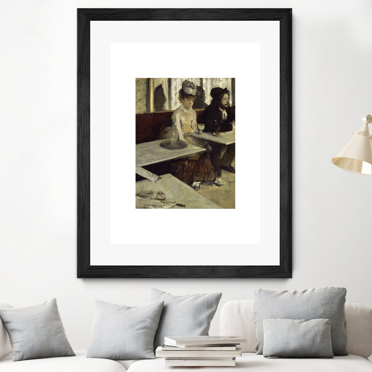 In a CafeI¬Å No.2 by Edgar Degas on GIANT ART - 5906 illustration