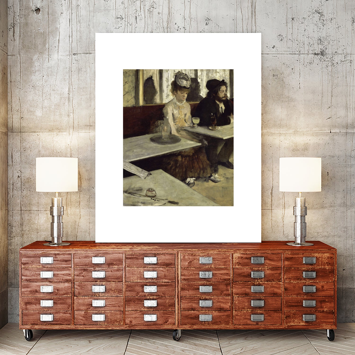 In a CafeI¬Å No.2 by Edgar Degas on GIANT ART - 5906 illustration