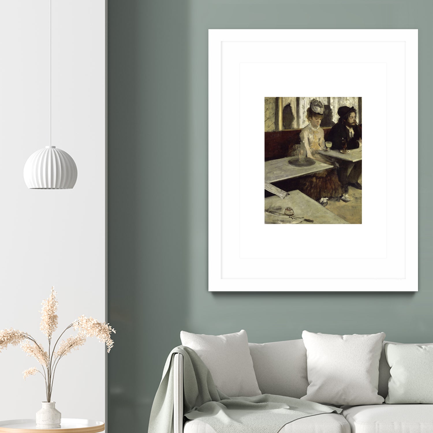 In a CafeI¬Å No.2 by Edgar Degas on GIANT ART - 5906 illustration