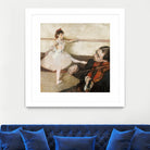 The Dance Lesson by Edgar Degas on GIANT ART - 3543 illustration