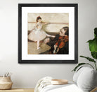 The Dance Lesson by Edgar Degas on GIANT ART - 3543 illustration