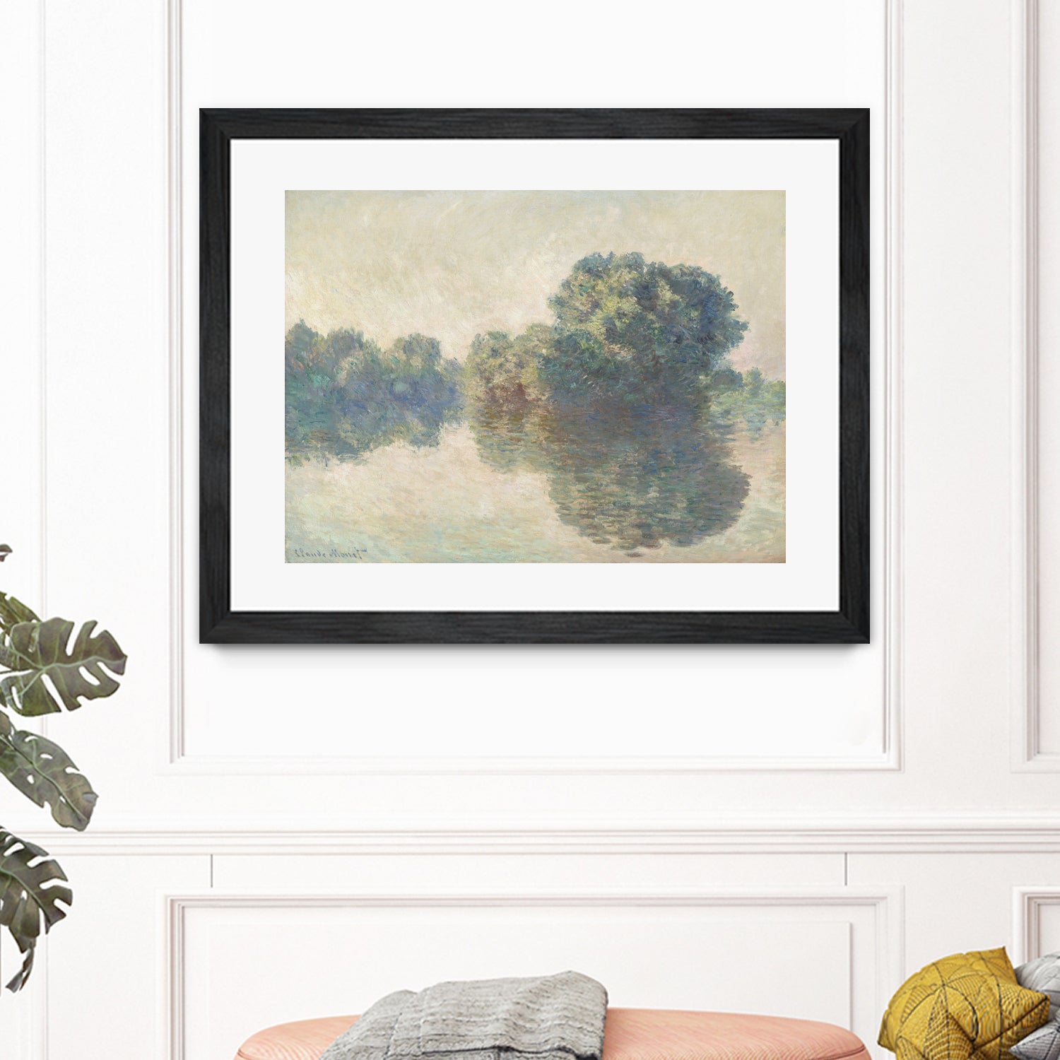 The Seine At Giverny (1897) by Claude Monet on GIANT ART - paintings painting