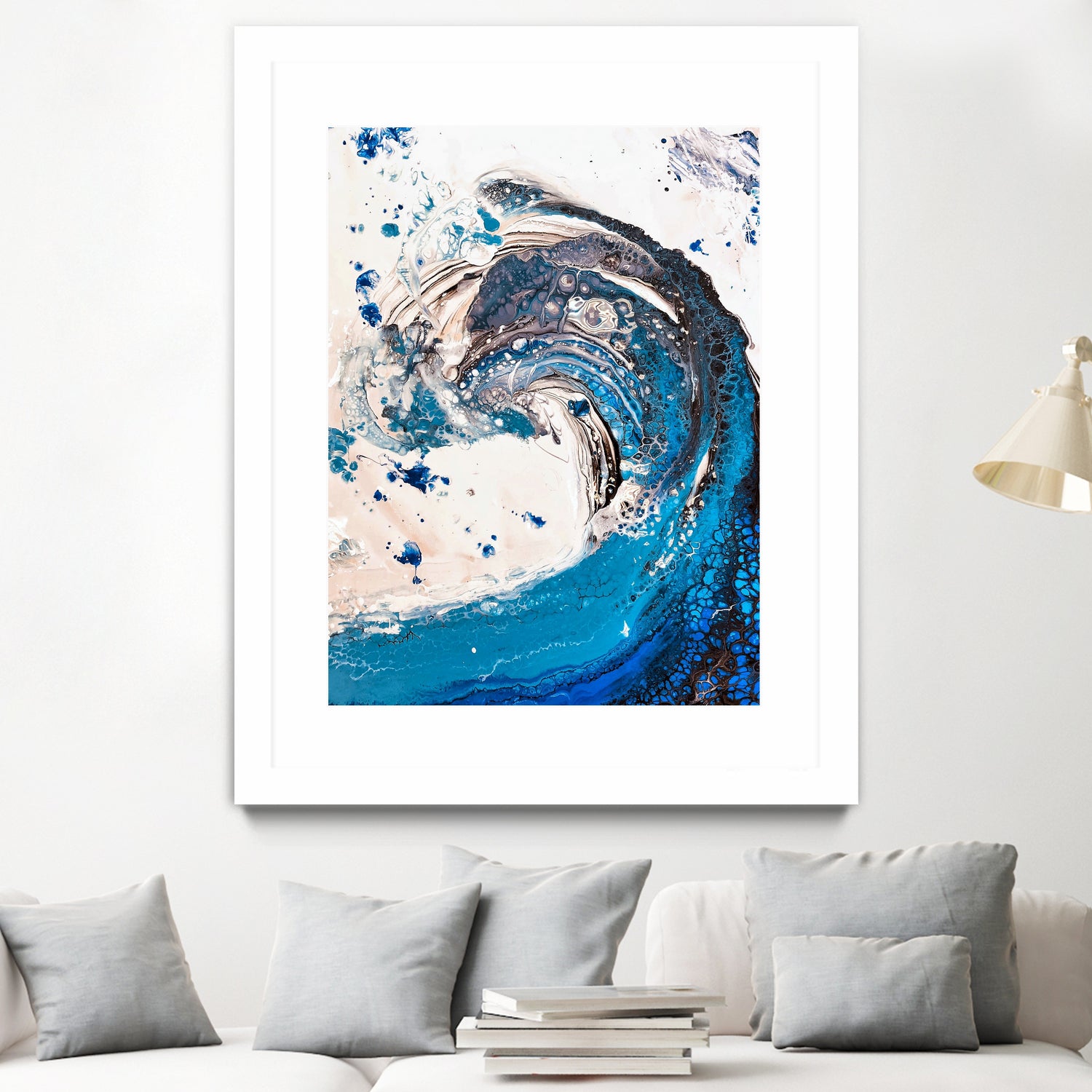 Crazy Wave by Anda Bieza on GIANT ART - abstract painting