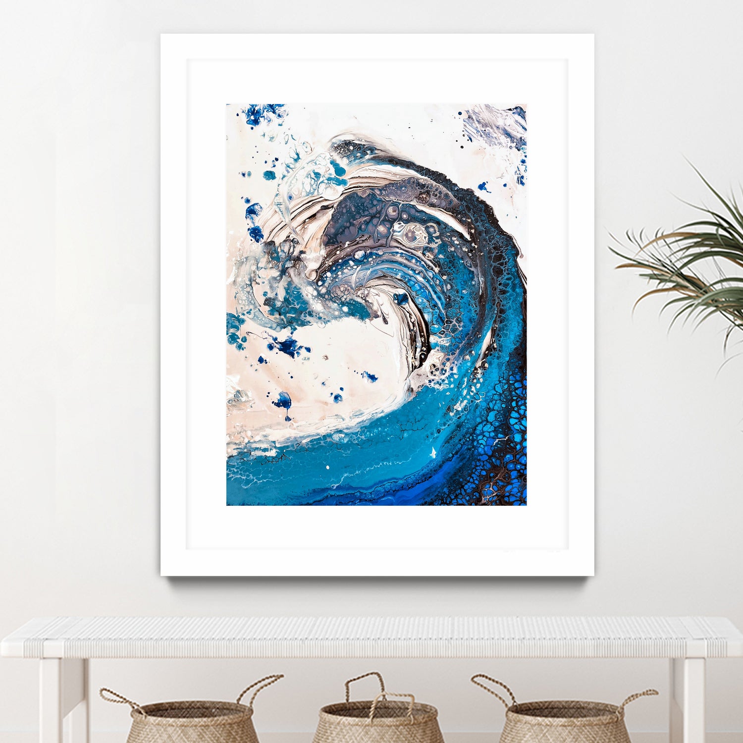 Crazy Wave by Anda Bieza on GIANT ART - abstract painting