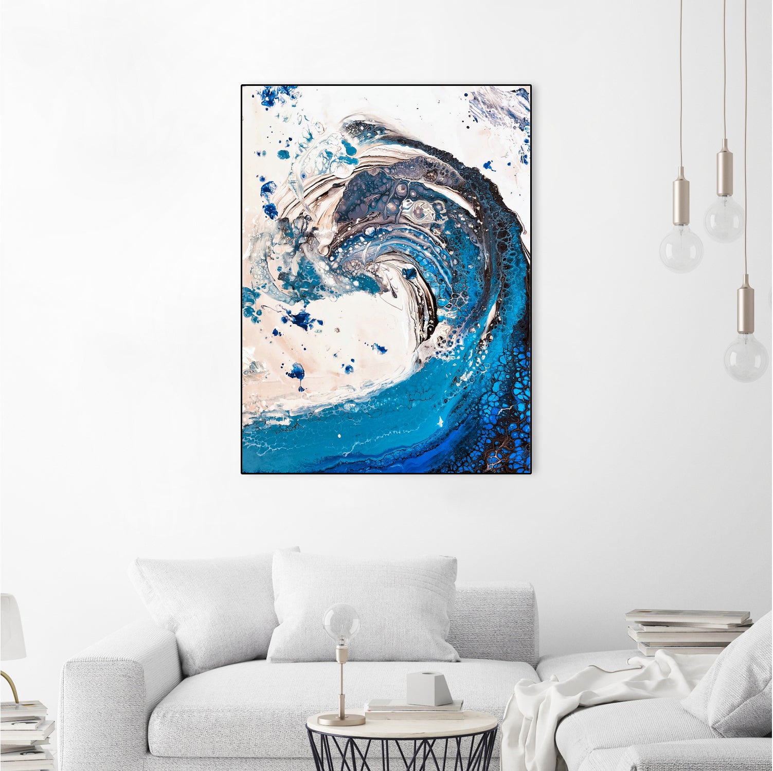 Crazy Wave by Anda Bieza on GIANT ART - abstract painting