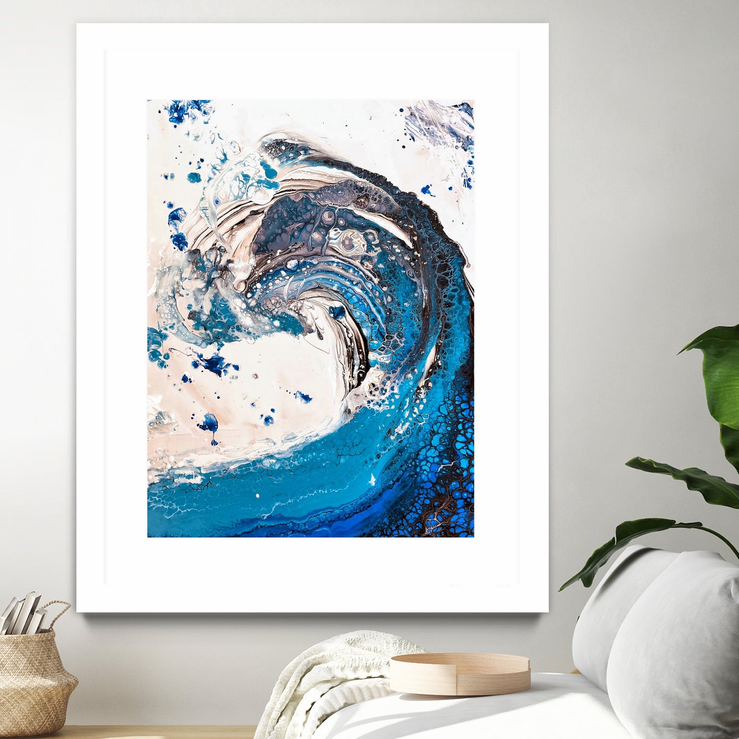 Crazy Wave by Anda Bieza on GIANT ART - abstract painting