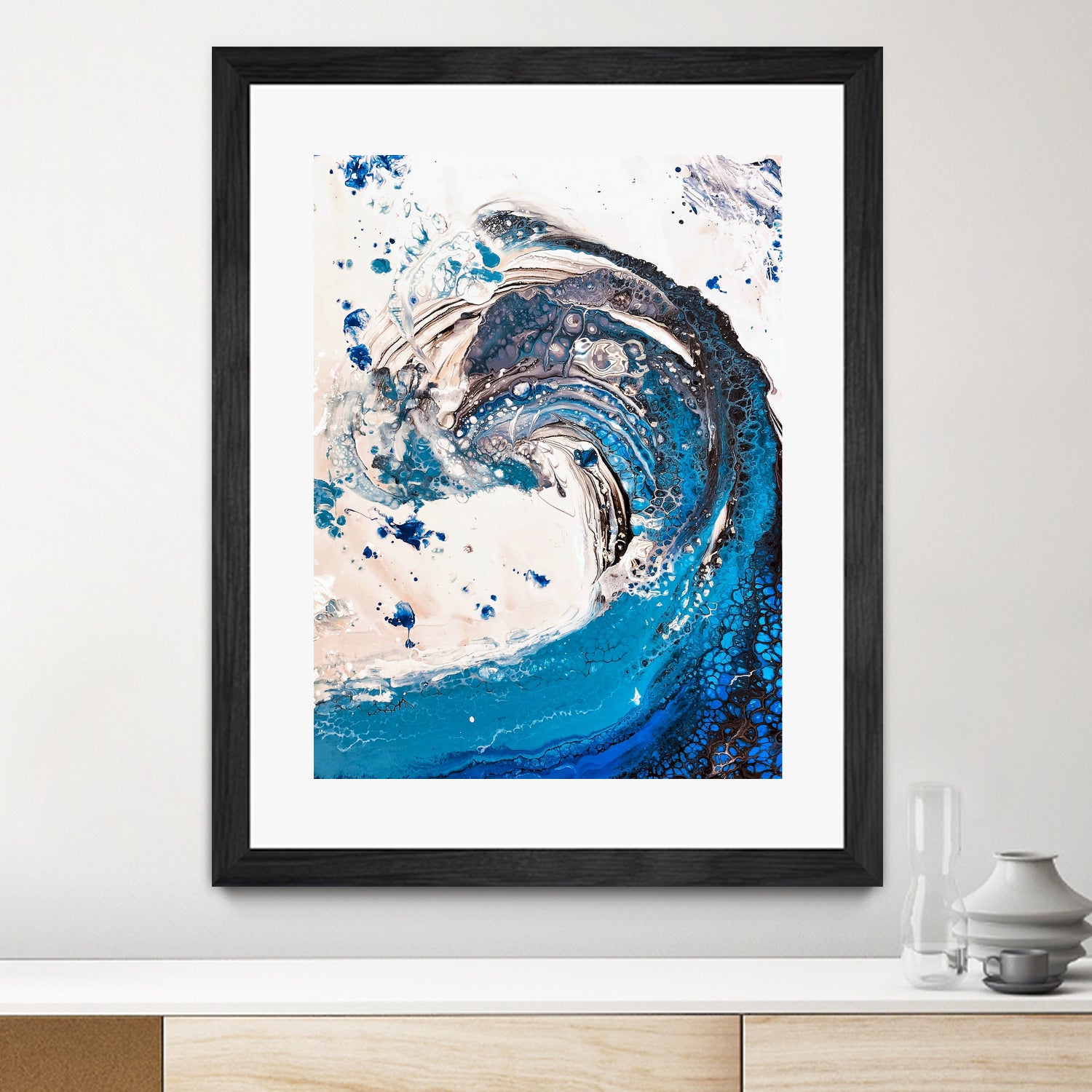 Crazy Wave by Anda Bieza on GIANT ART - abstract painting