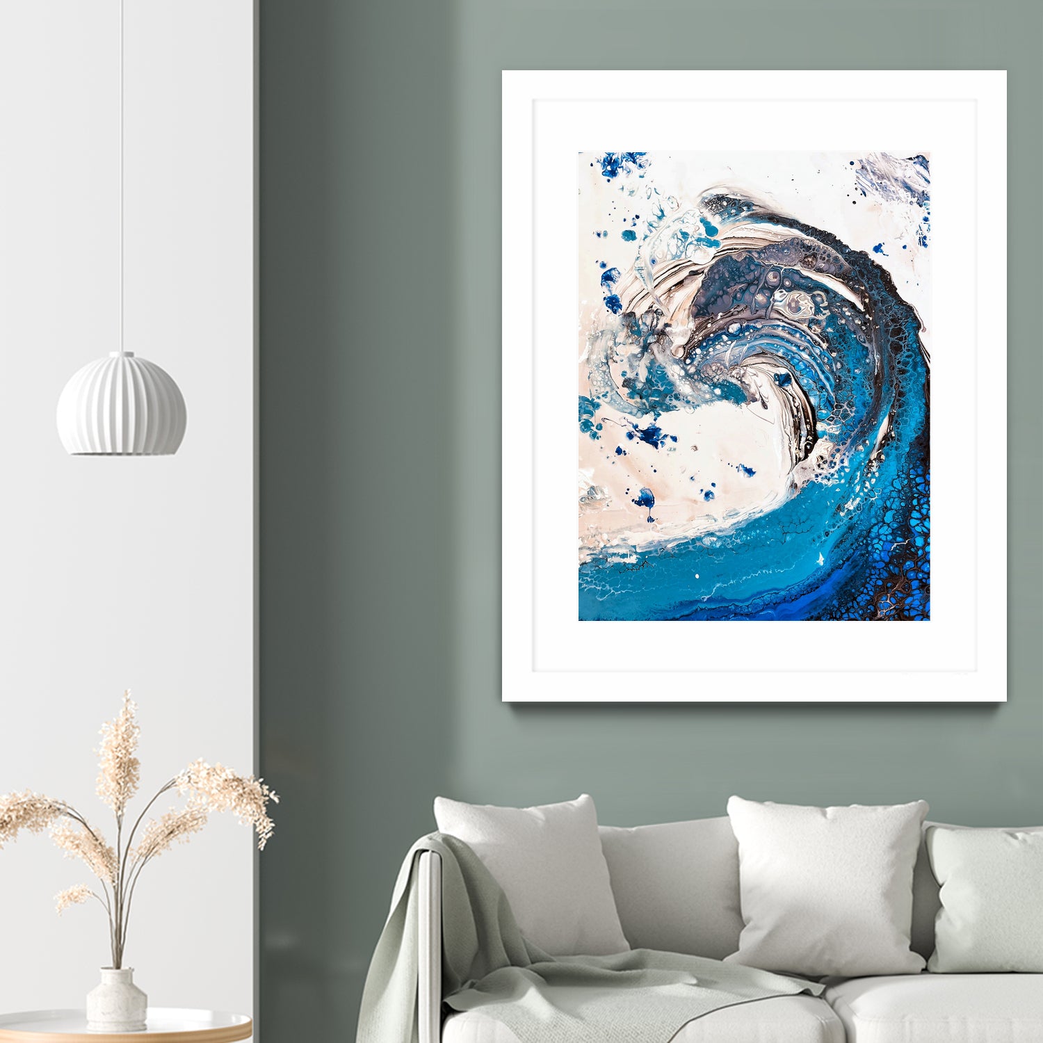 Crazy Wave by Anda Bieza on GIANT ART - abstract painting