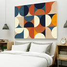 Geometry New12 Marron by Ana Rut Bre on GIANT ART - abstract abstract