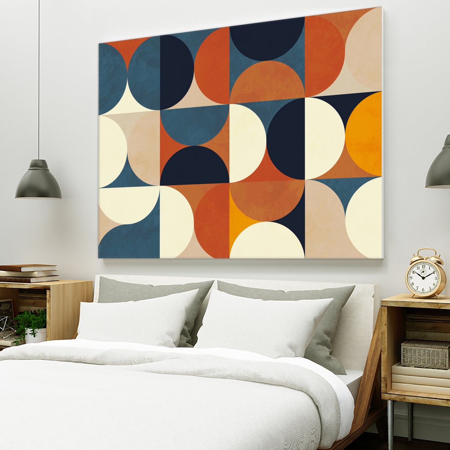 Geometry New12 Marron by Ana Rut Bre on GIANT ART - abstract abstract