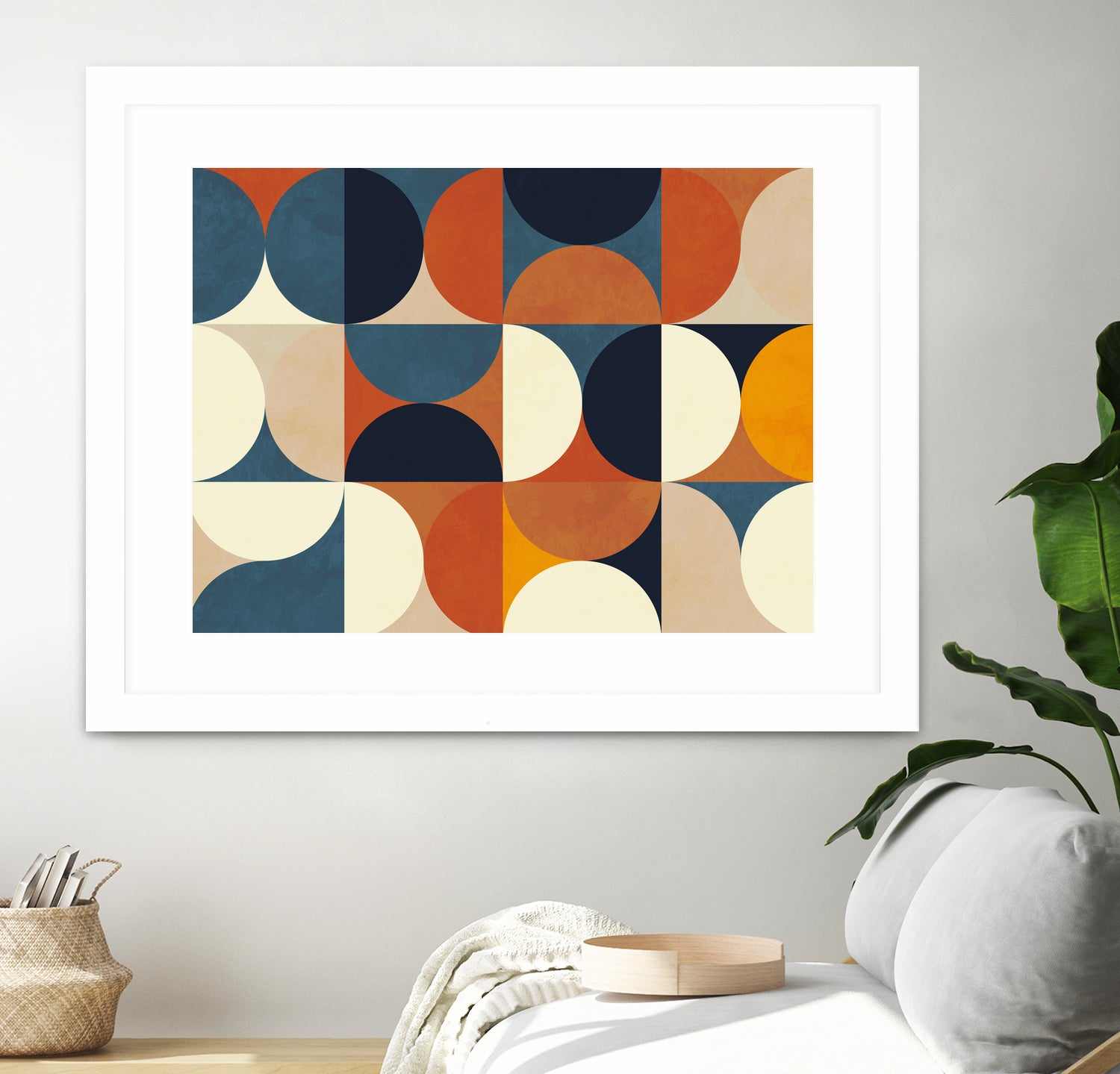 Geometry New12 Marron by Ana Rut Bre on GIANT ART - abstract abstract