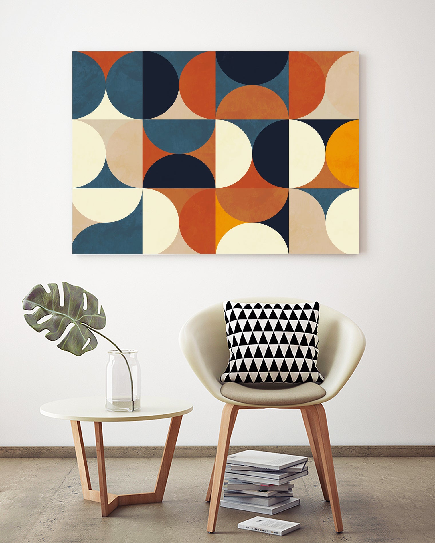 Geometry New12 Marron by Ana Rut Bre on GIANT ART - abstract abstract