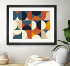 Geometry New12 Marron by Ana Rut Bre on GIANT ART - abstract abstract