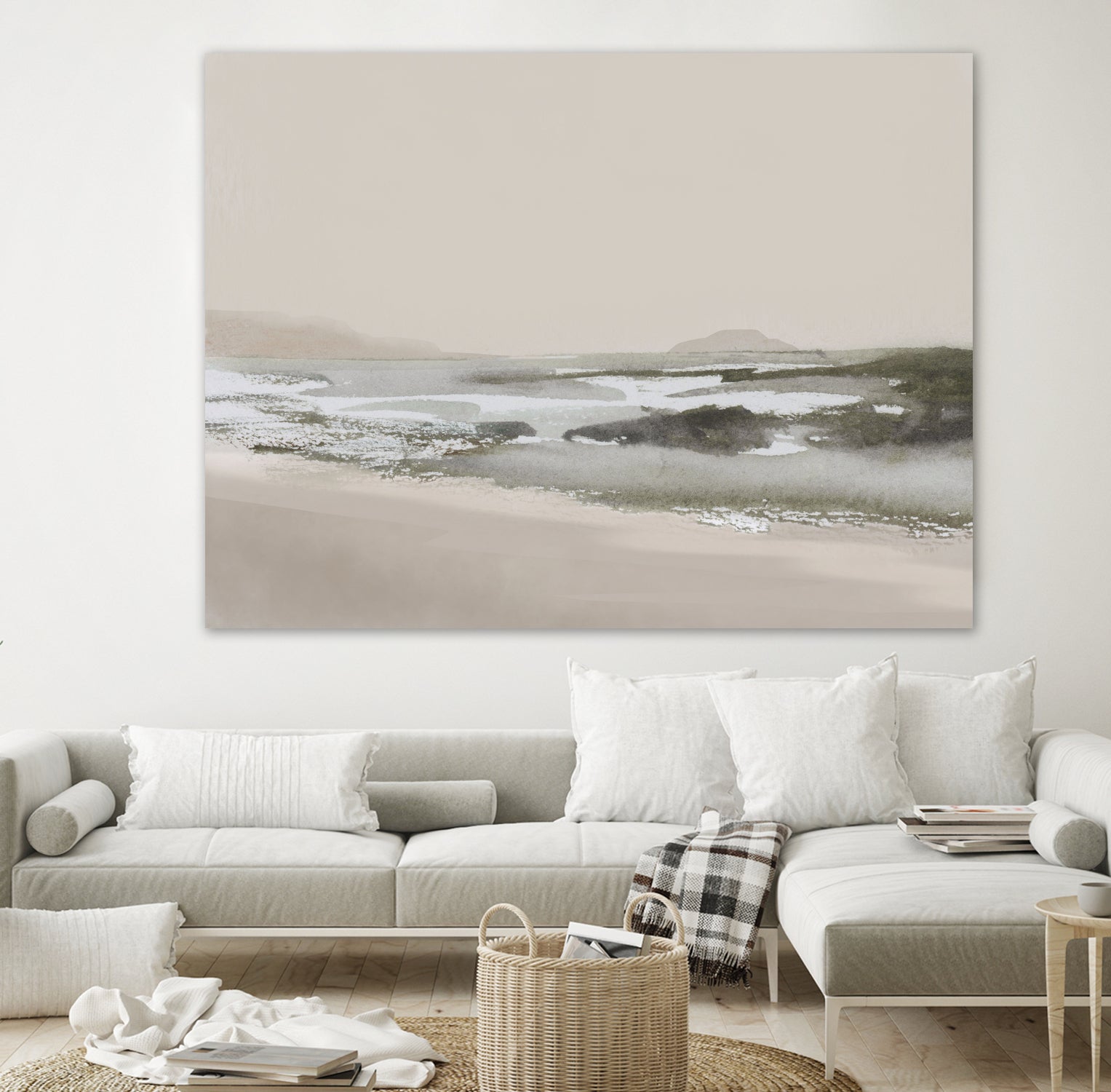 Calm Beach by Dan Hobday on GIANT ART - nature and landscapes nature